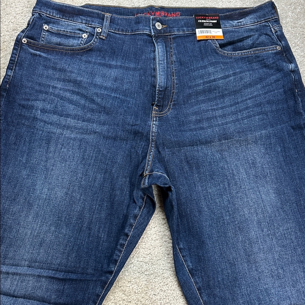 Lucky Brand 410 Athletic Straight Jeans NWT - Picture 3 of 7